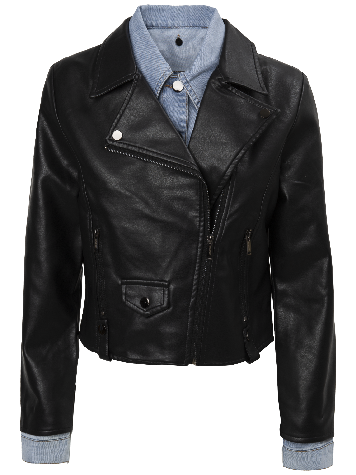 FAUX LEATHER JACKET 03BJ2328