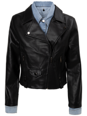FAUX LEATHER JACKET 03BJ2328
