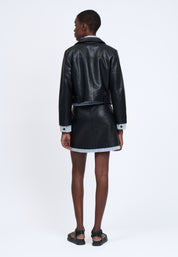 FAUX LEATHER JACKET 03BJ2328