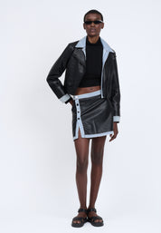 FAUX LEATHER JACKET 03BJ2328