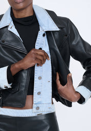 FAUX LEATHER JACKET 03BJ2328