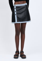 FAUX LEATHER SKIRT 03BJ2329