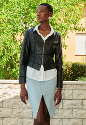 FAUX LEATHER JACKET 03Z3288