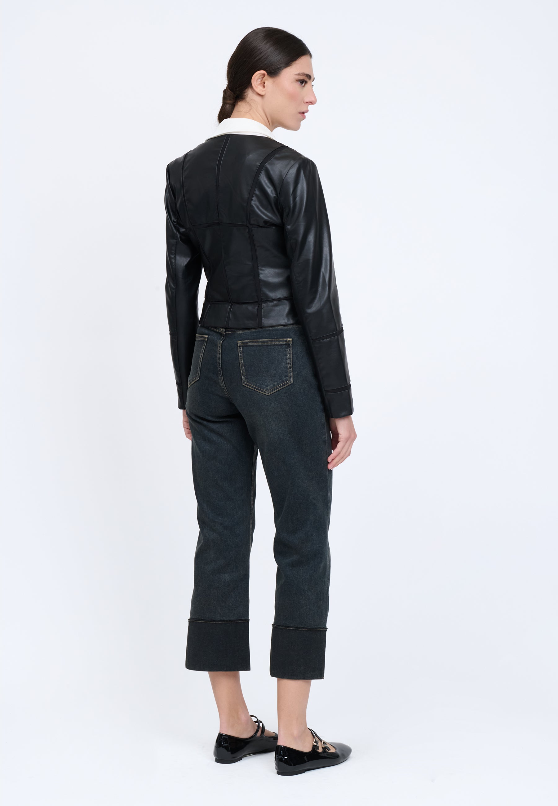FAUX LEATHER JACKET 03Z3288