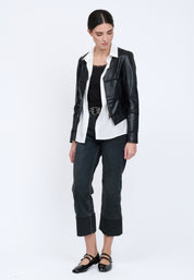 FAUX LEATHER JACKET 03Z3288