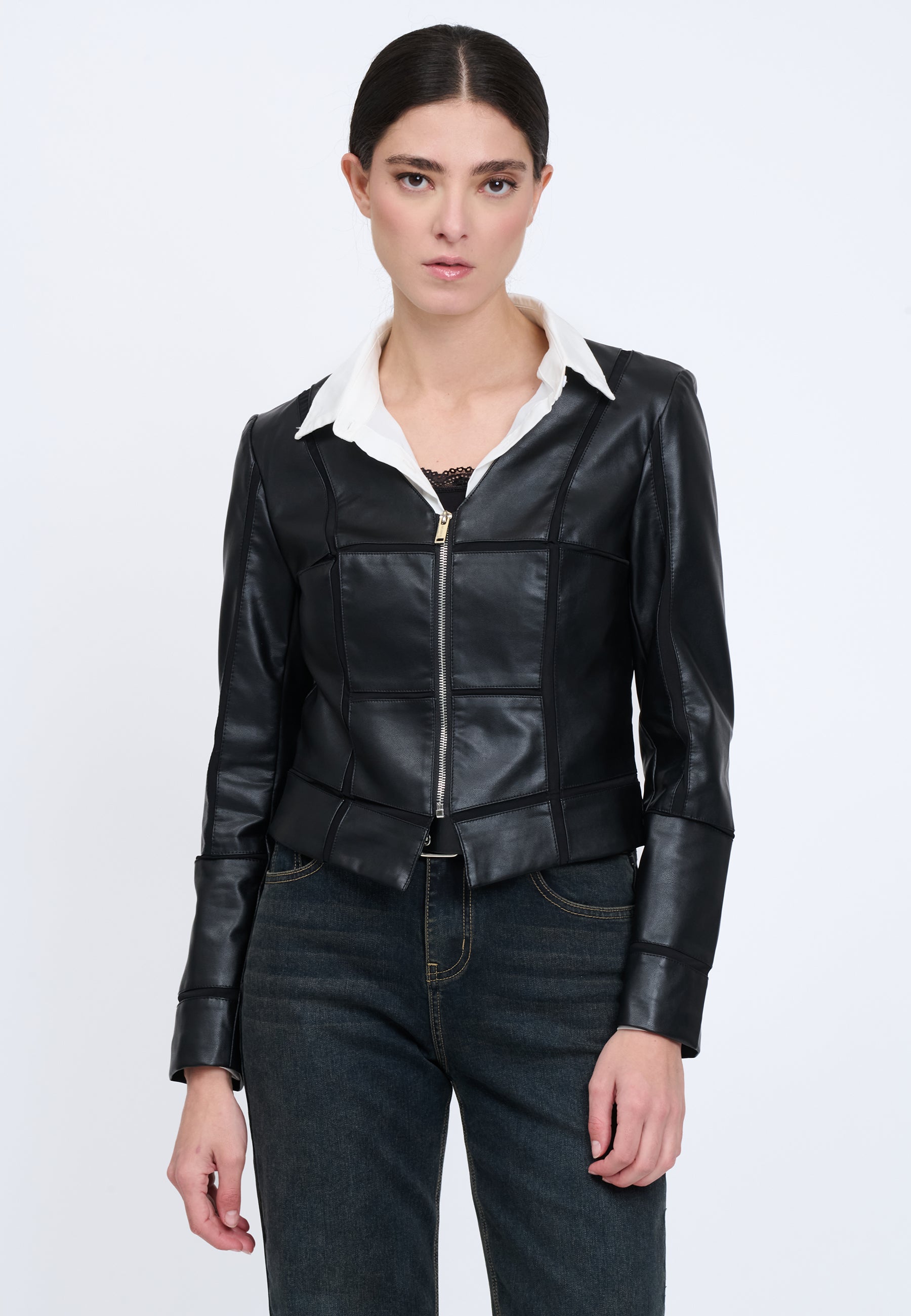 FAUX LEATHER JACKET 03Z3288