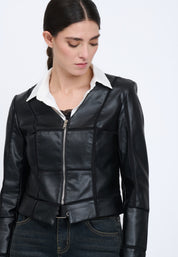 FAUX LEATHER JACKET 03Z3288