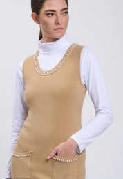 DRESS Camel 04H95300