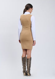 DRESS Camel 04H95300