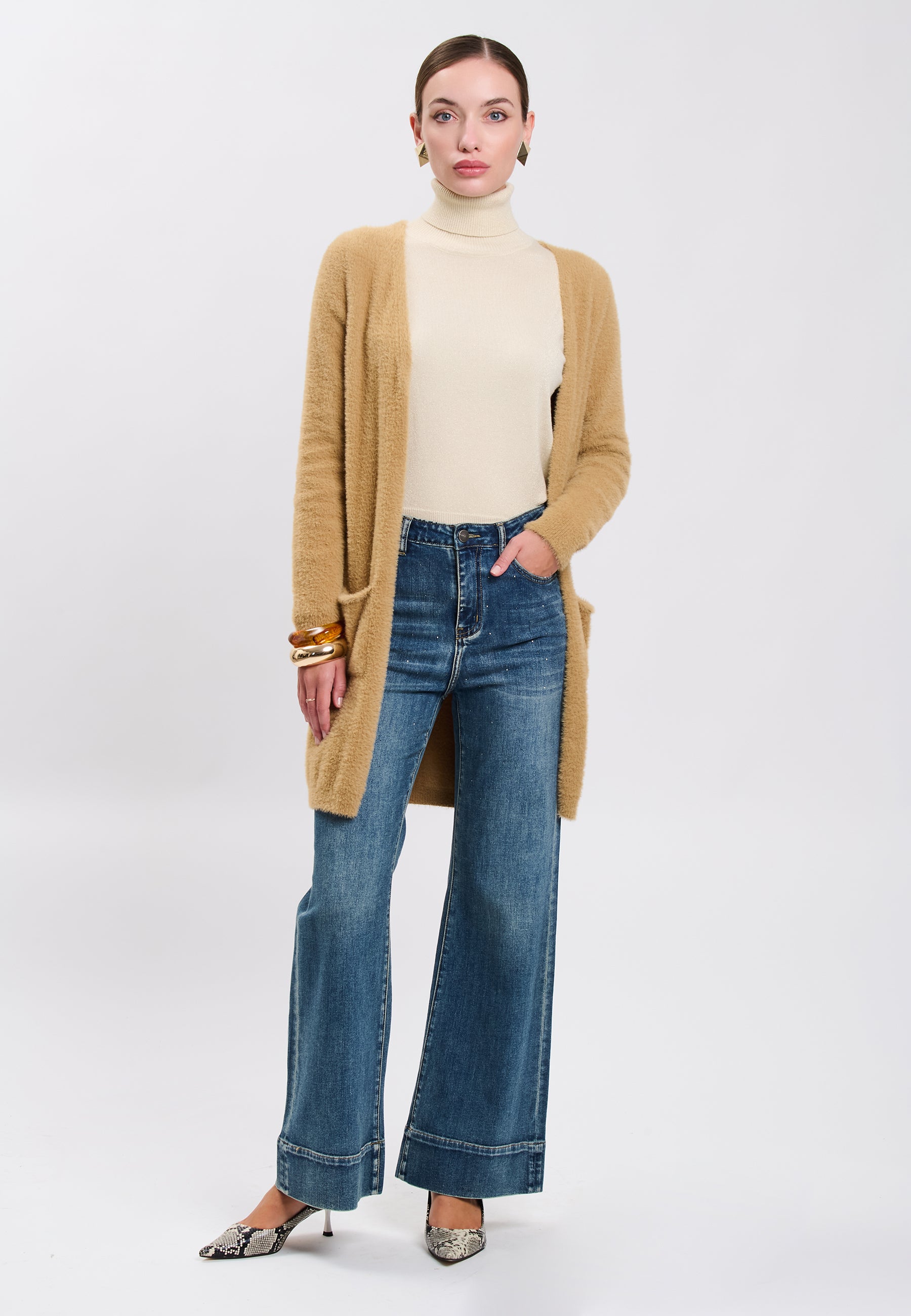 CARDIGAN Camel 04H95928