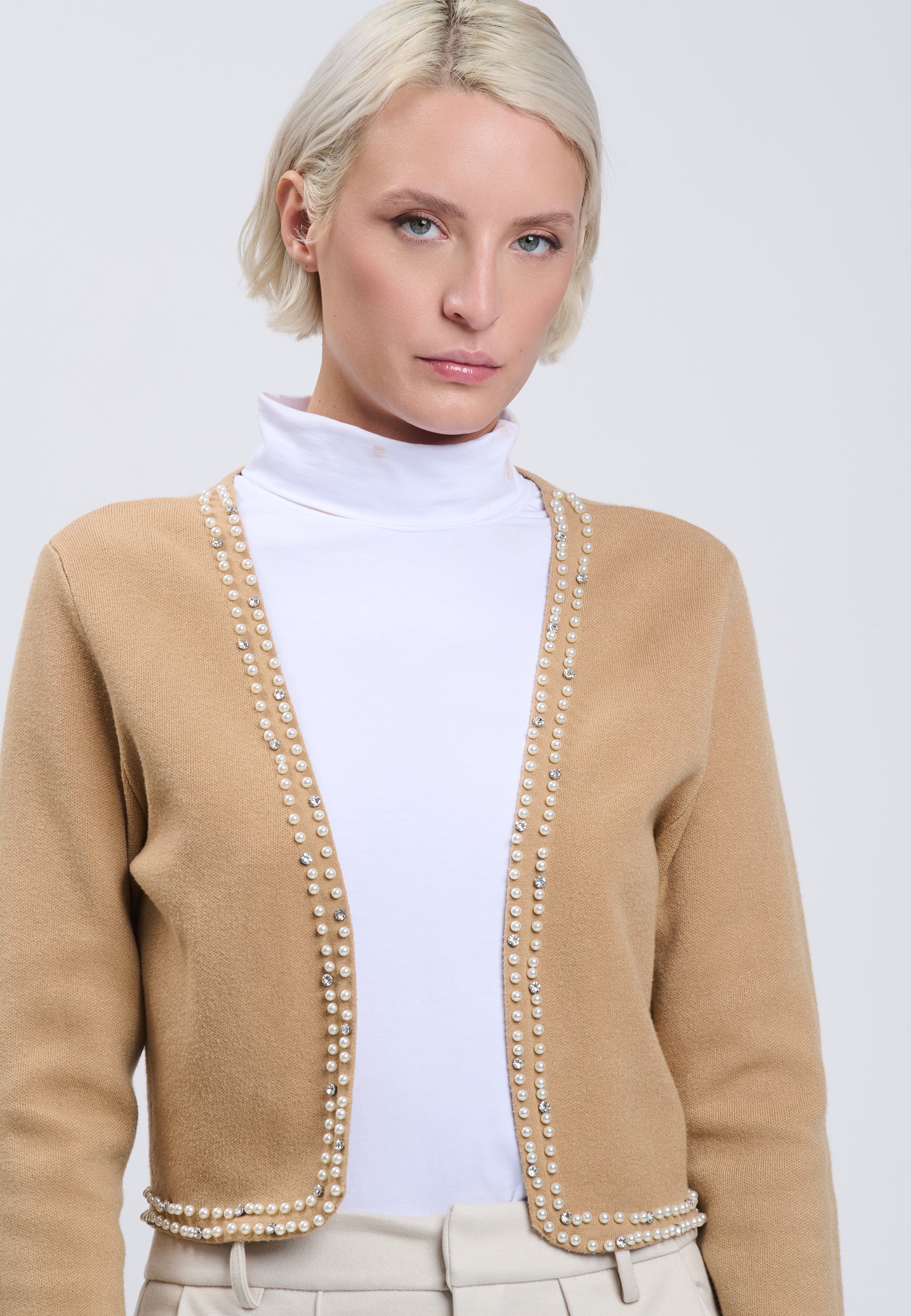 CARDIGAN Camel 04H98771