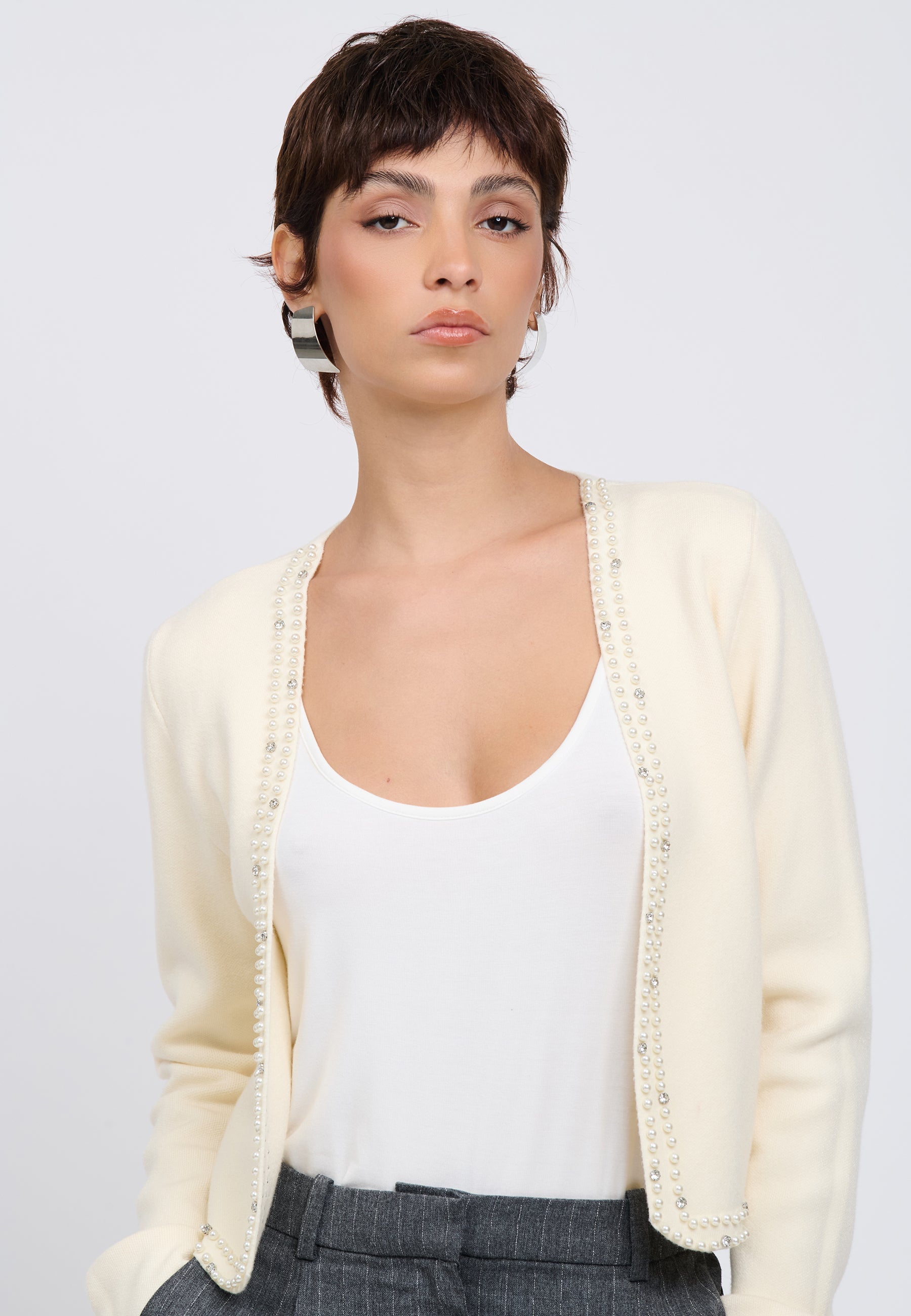 CARDIGAN Ivory 04H98771