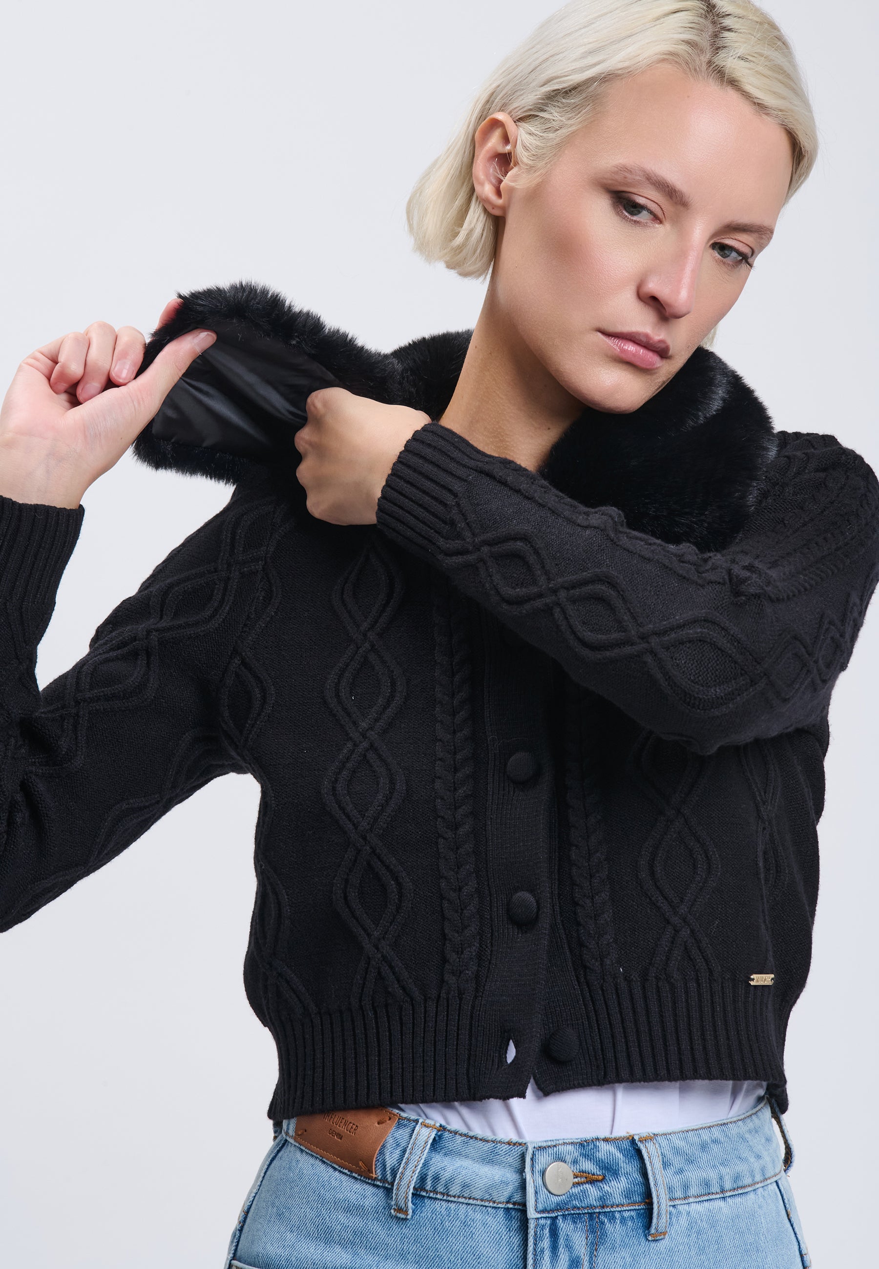 CARDIGAN Black 04J7049