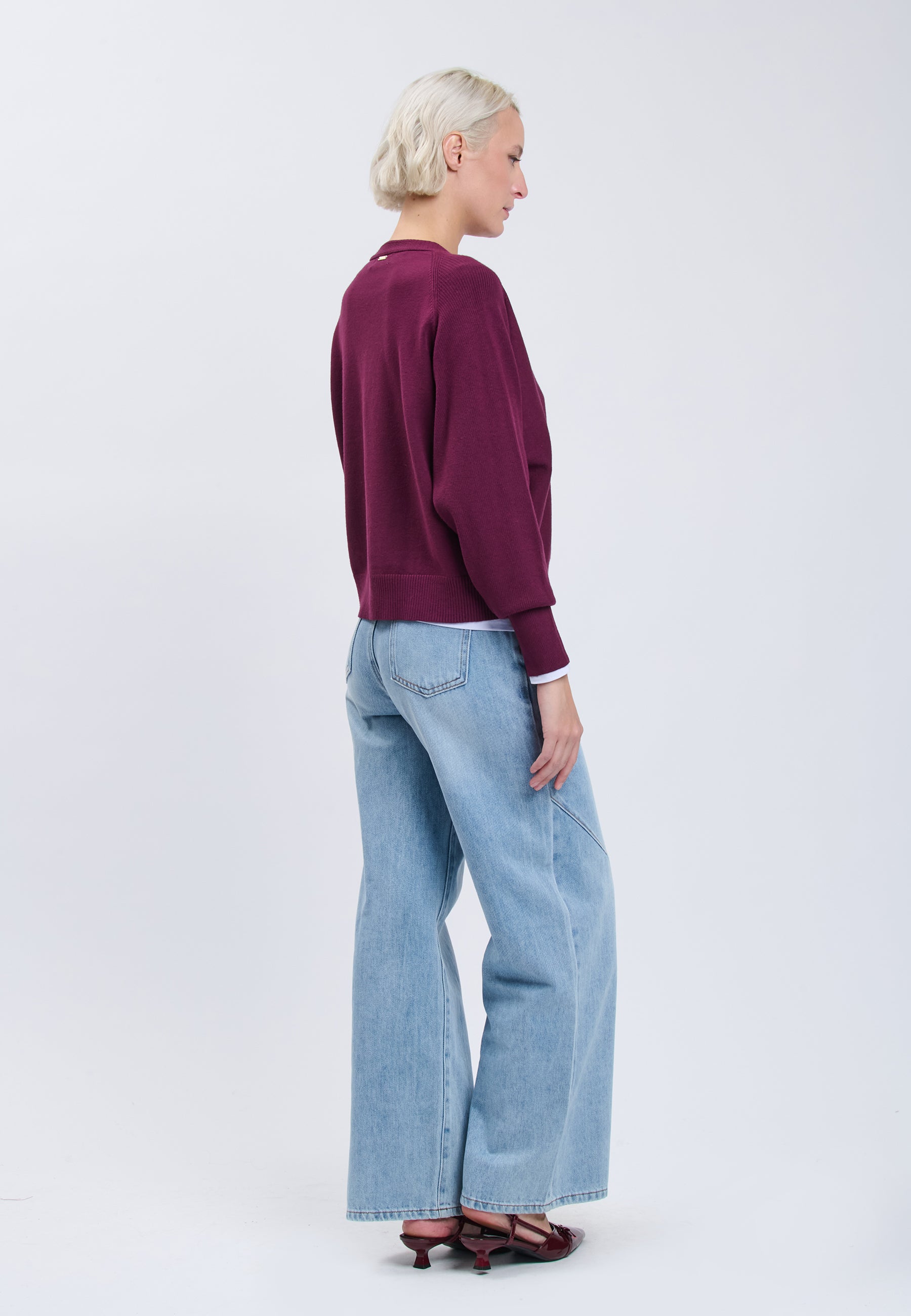 CARDIGAN Plum 04J7521