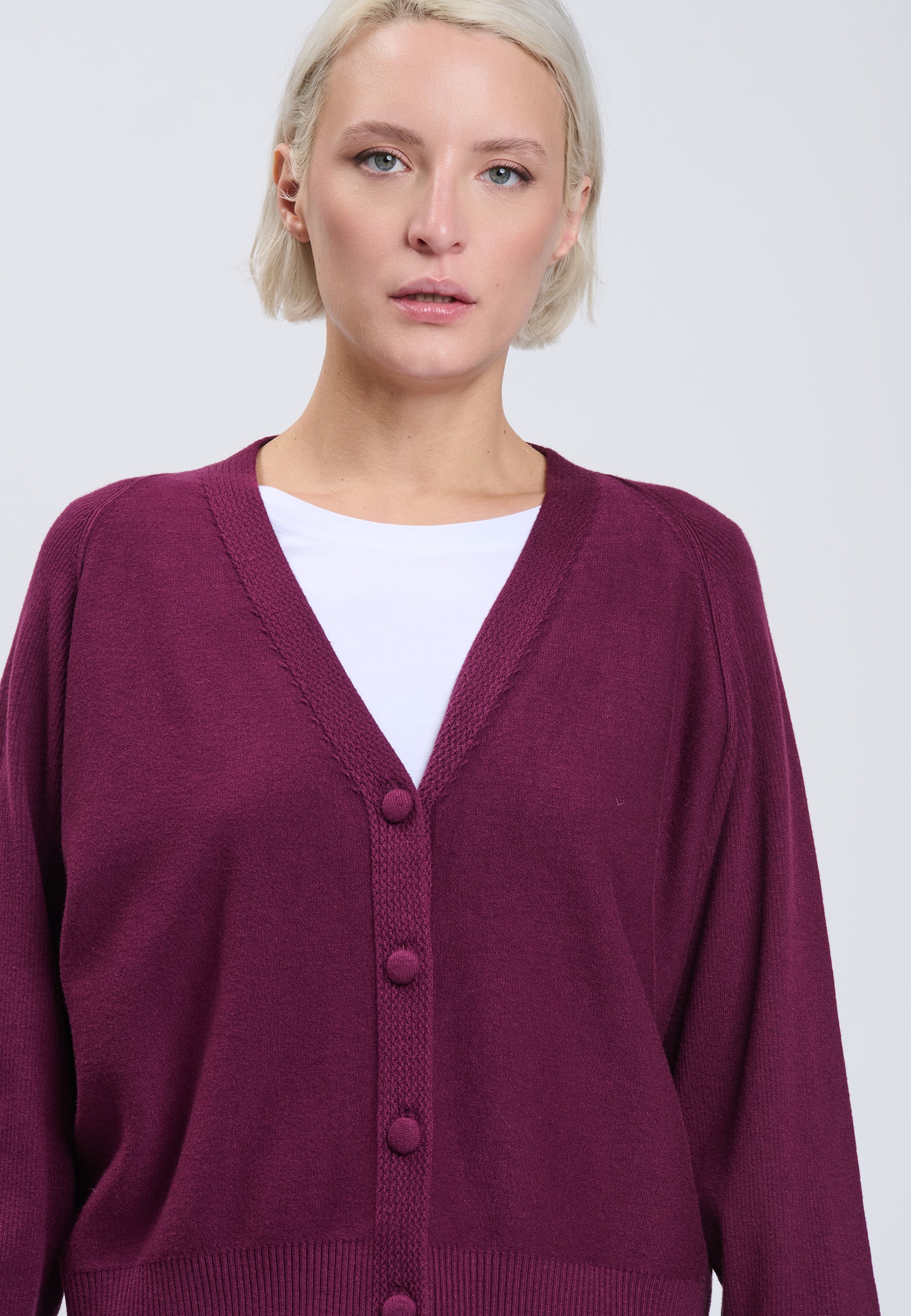 CARDIGAN Plum 04J7521