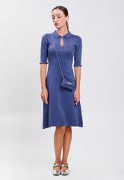 DRESS WITH BAG Indigo 04J7837