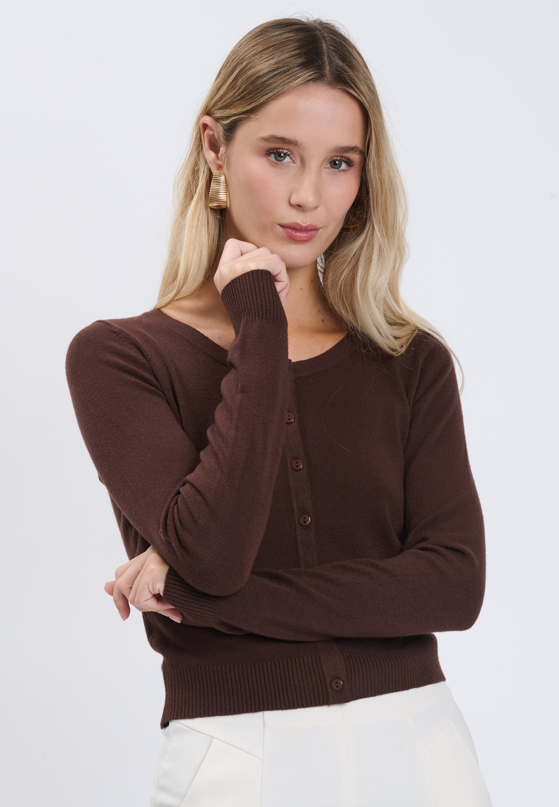 CARDIGAN Brown 04J7853