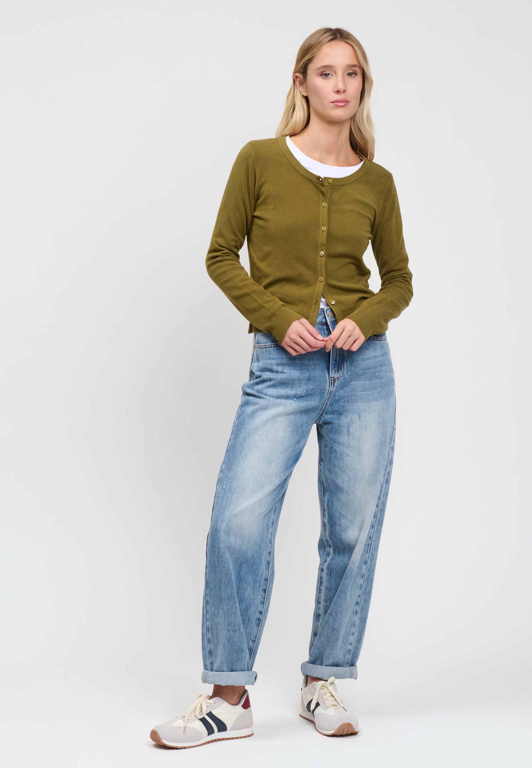 CARDIGAN Olive 04J7853