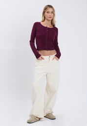 CARDIGAN Plum 04J7853