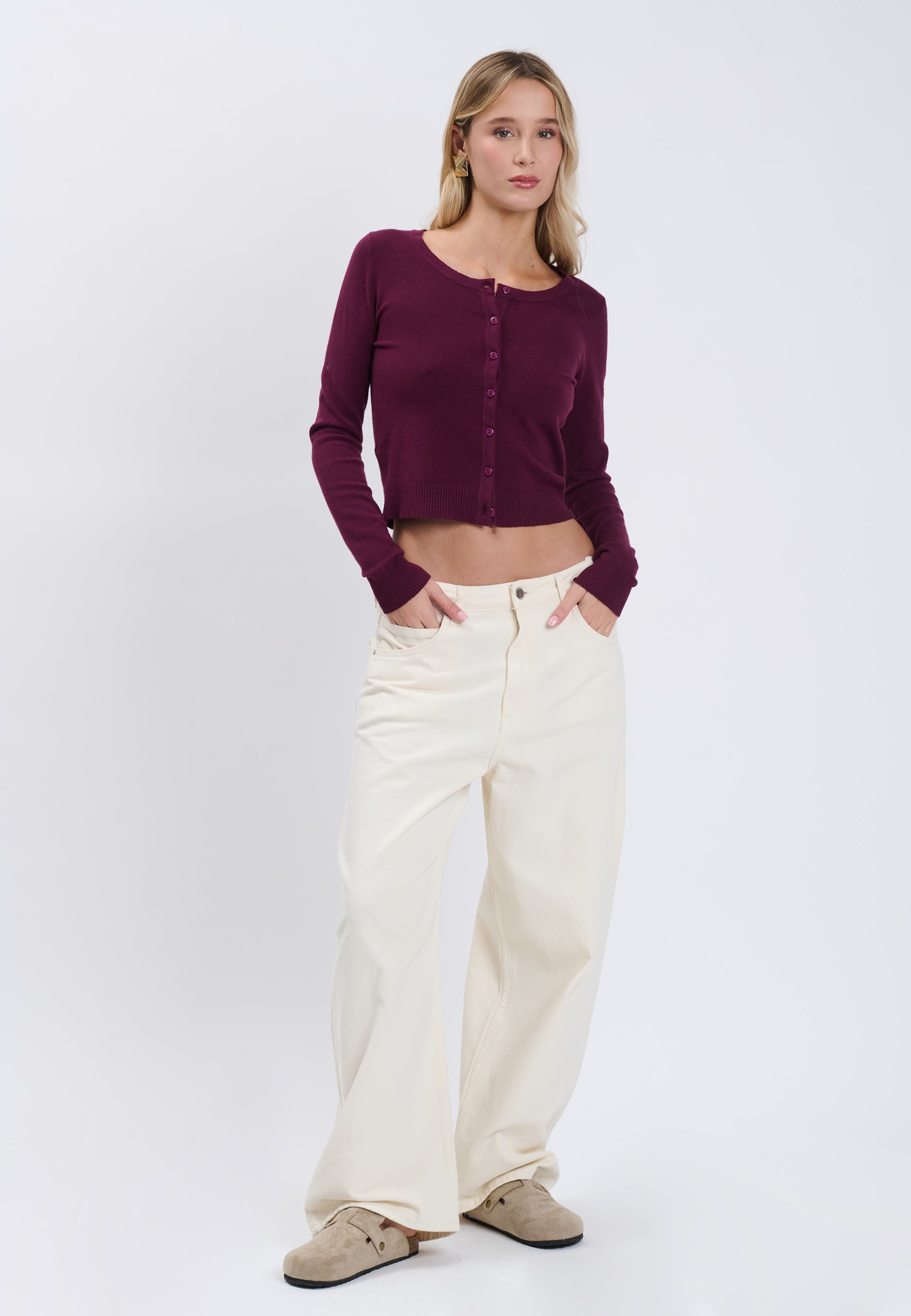 CARDIGAN Plum 04J7853