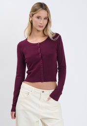 CARDIGAN Plum 04J7853