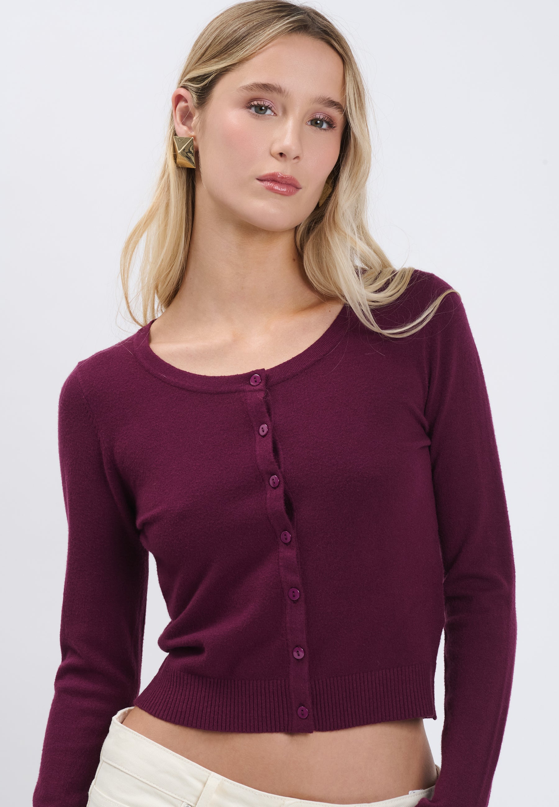 CARDIGAN Plum 04J7853