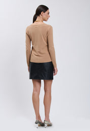 CARDIGAN Camel 04J7854