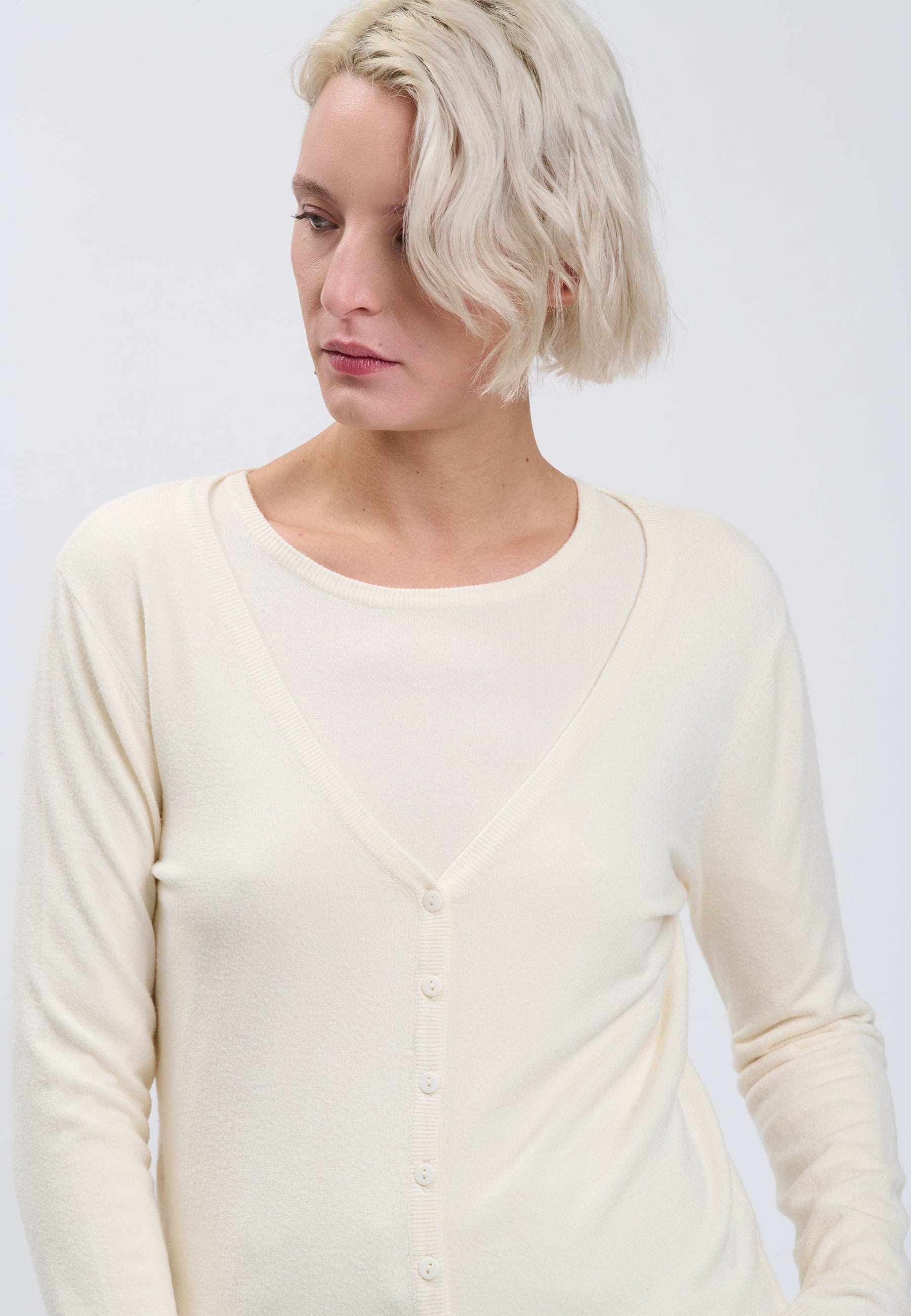 CARDIGAN Ivory 04J7854