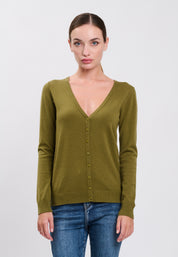 CARDIGAN Olive 04J7854