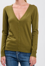 CARDIGAN Olive 04J7854