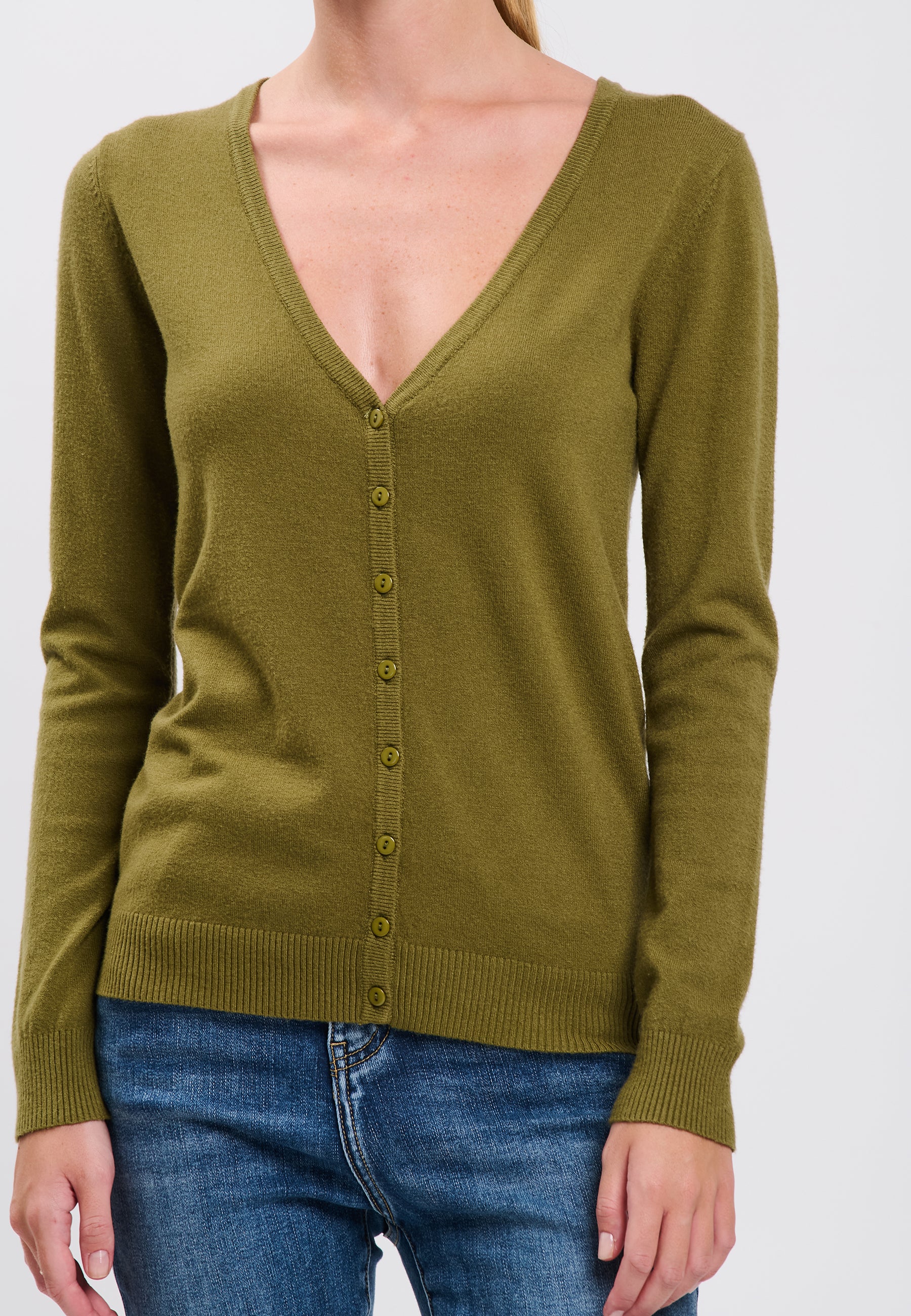 CARDIGAN Olive 04J7854