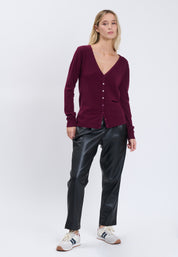 CARDIGAN Plum 04J7854
