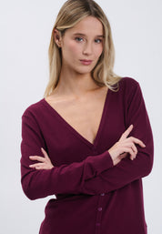 CARDIGAN Plum 04J7854