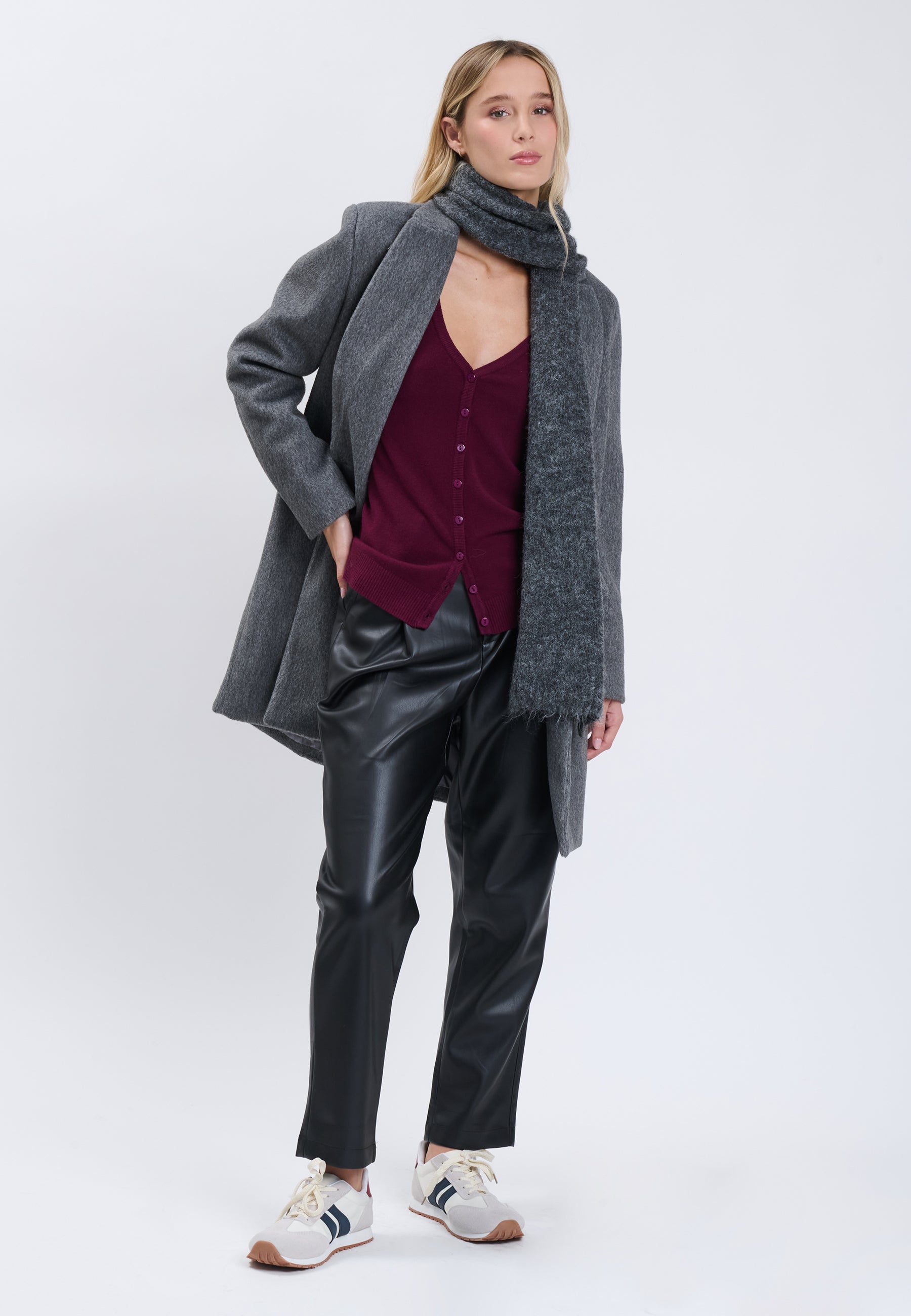 CARDIGAN Plum 04J7854