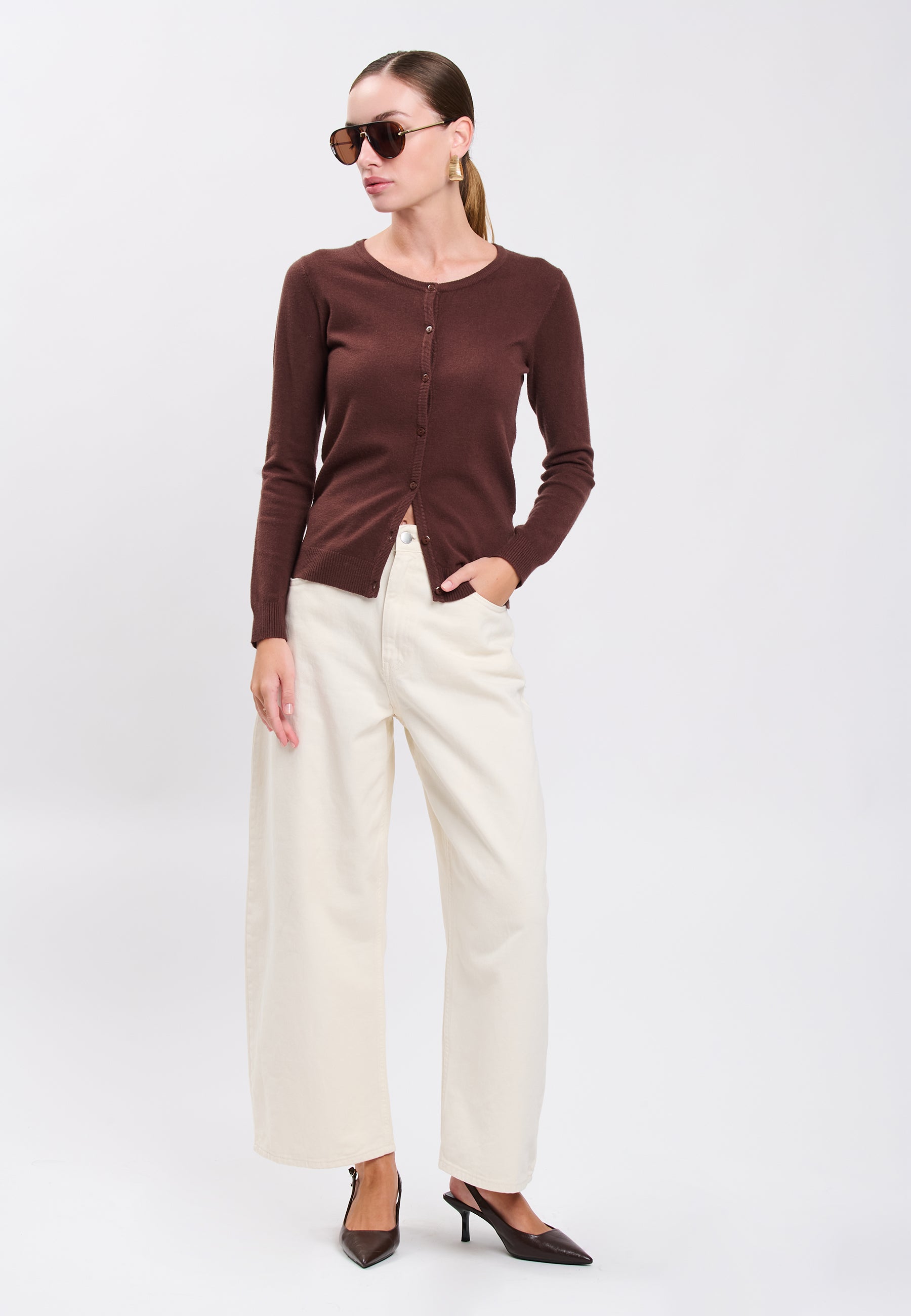 CARDIGAN Brown 04J7855