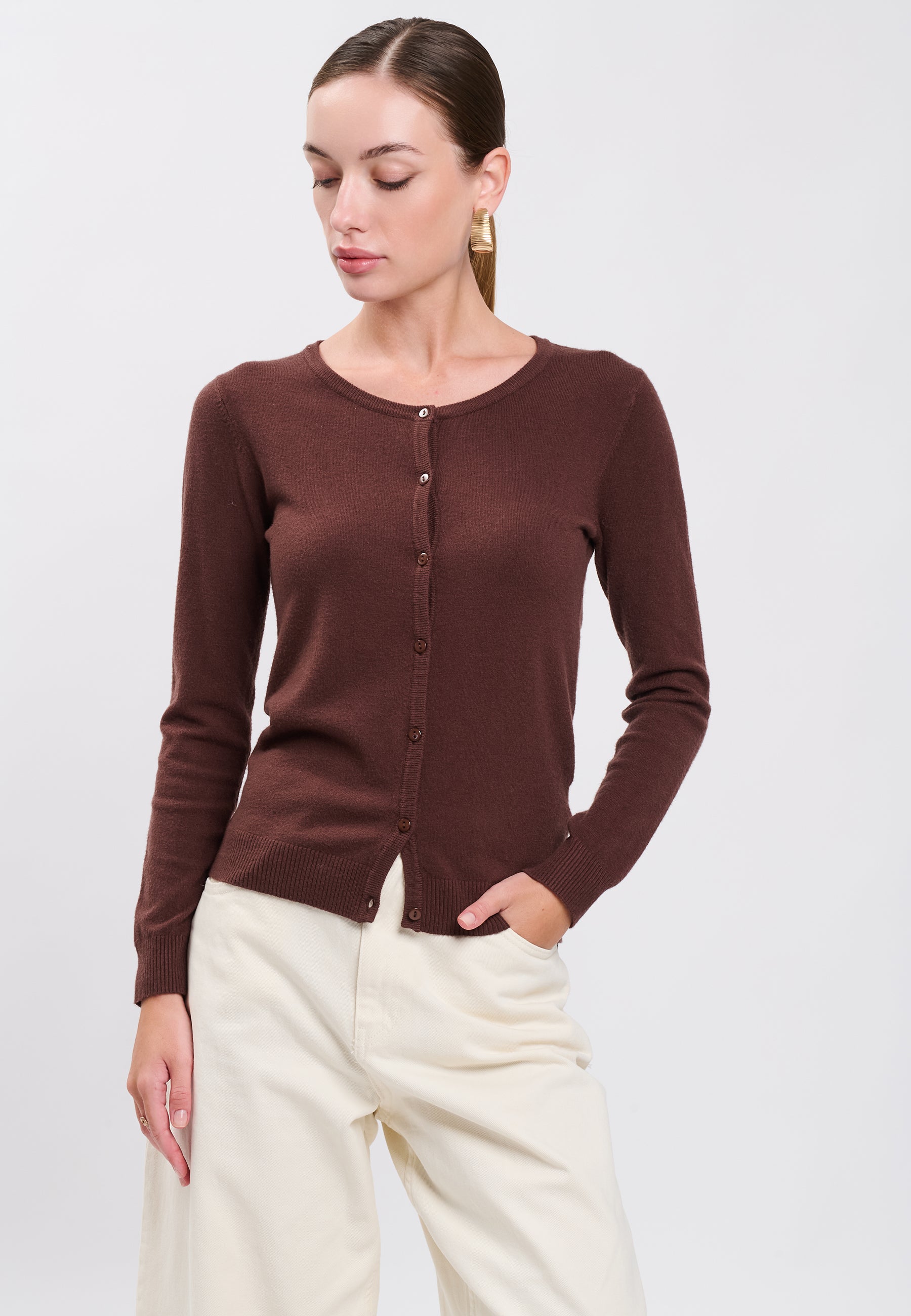 CARDIGAN Brown 04J7855