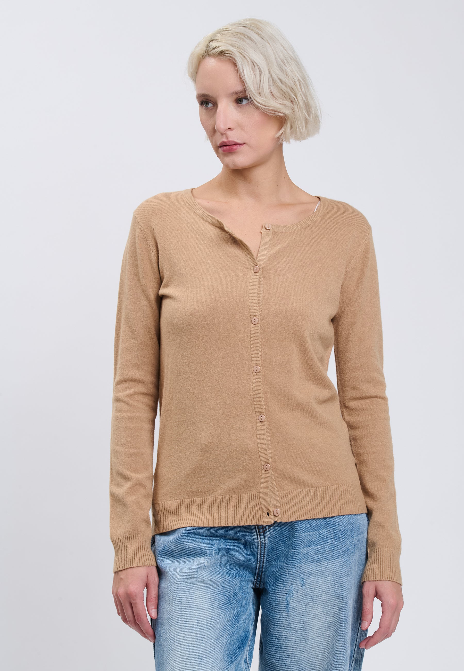 CARDIGAN Camel 04J7855