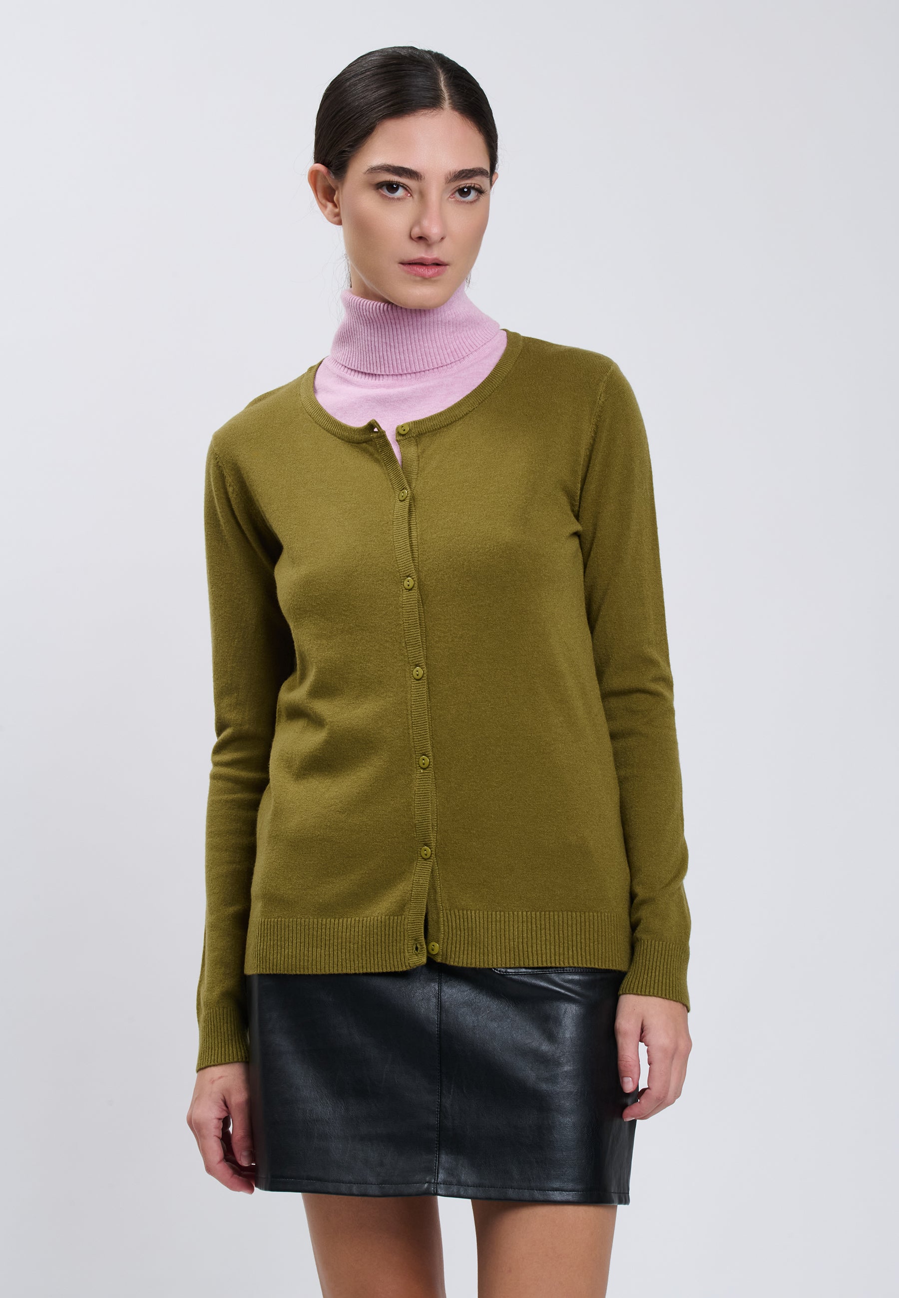 CARDIGAN Olive 04J7855