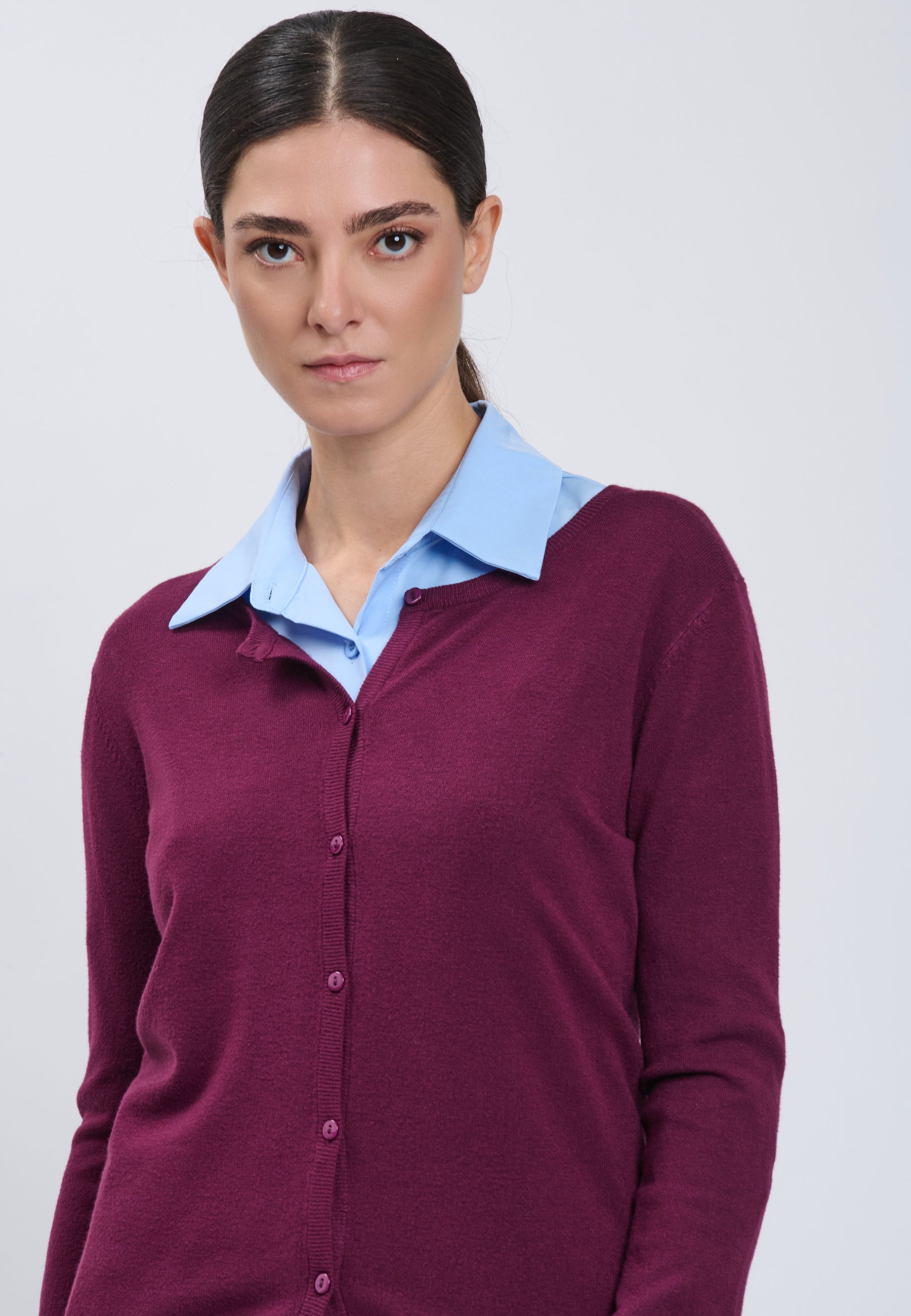 CARDIGAN Plum 04J7855