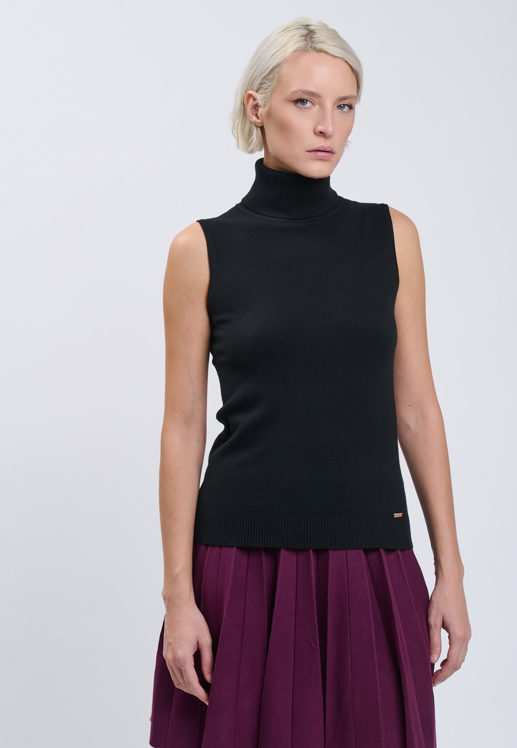 KNIT TOP Black 04J7860