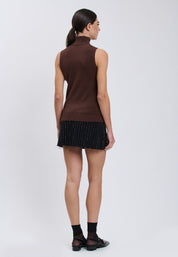 KNIT TOP Brown 04J7860