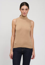 KNIT TOP Camel 04J7860
