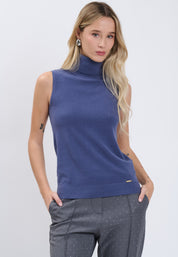 KNIT TOP Indigo 04J7860