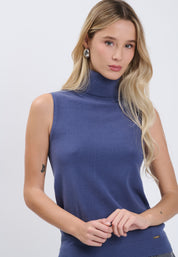 KNIT TOP Indigo 04J7860