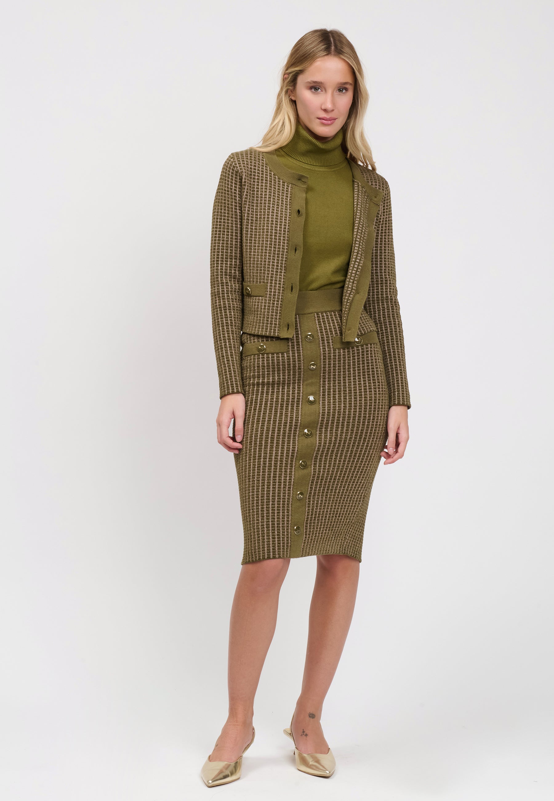 KNIT TOP Olive 04J7860