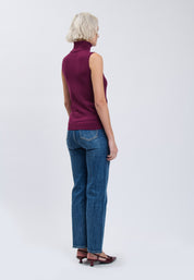 KNIT TOP Plum 04J7860