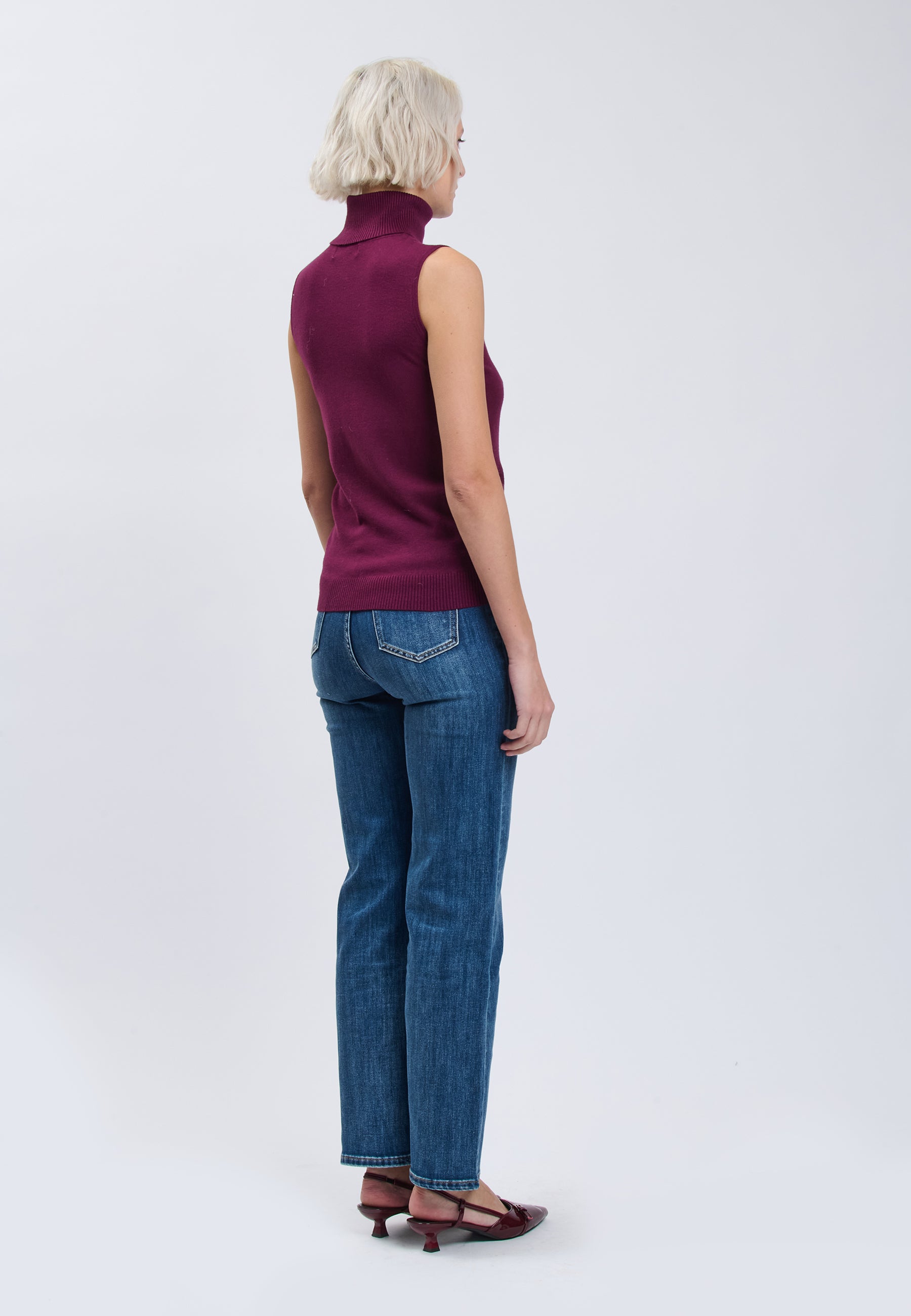 KNIT TOP Plum 04J7860