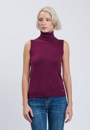 KNIT TOP Plum 04J7860