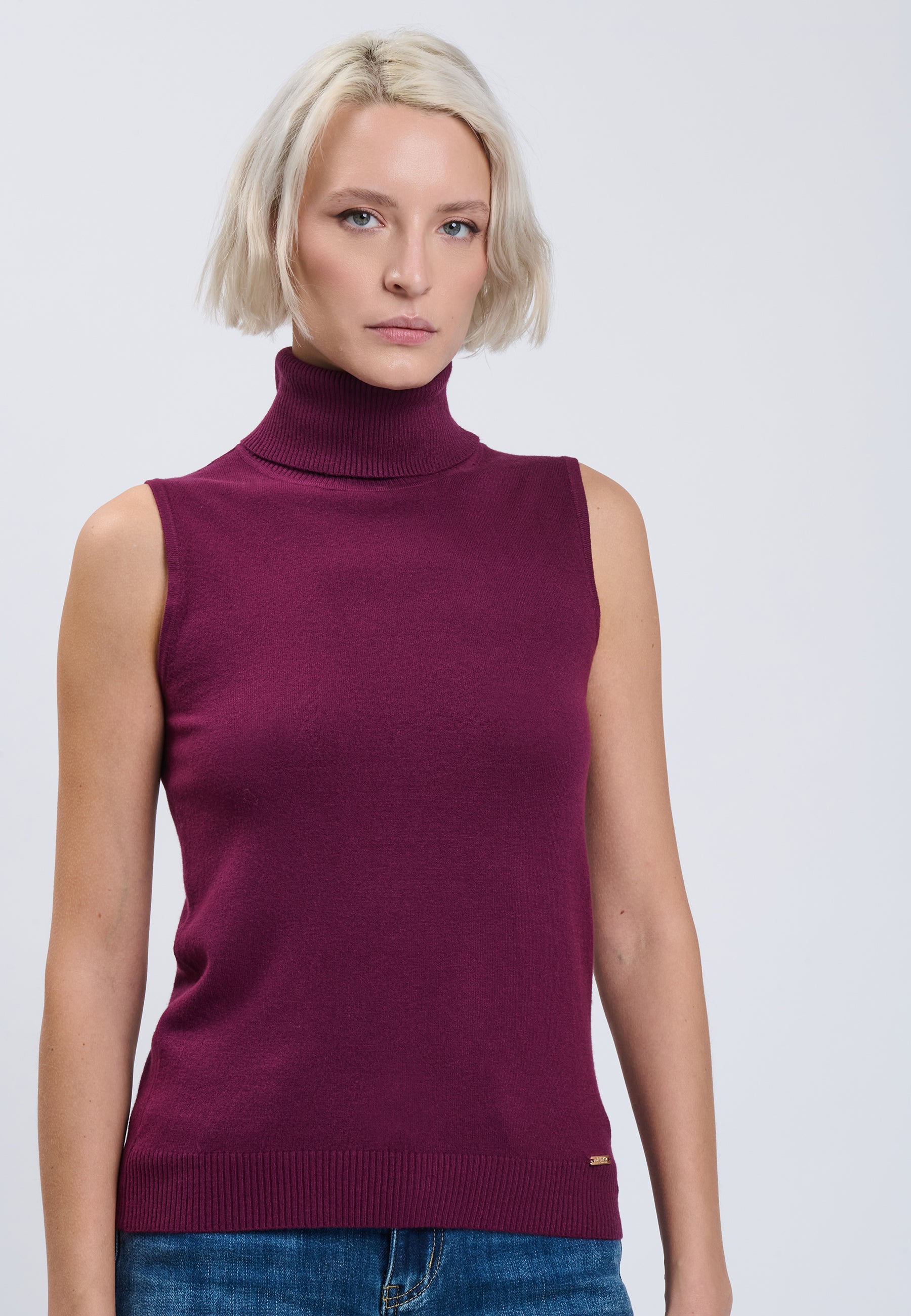 KNIT TOP Plum 04J7860