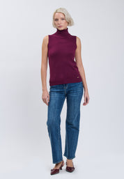 KNIT TOP Plum 04J7860